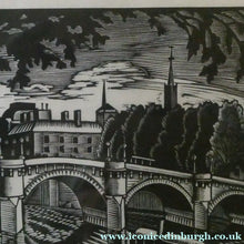 Load image into Gallery viewer, Ethelbert White (1891-1972). Wood Engraving of the Pont Neuf, Paris (c 1925). Signed in Pencil
