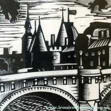 Load image into Gallery viewer, Ethelbert White (1891-1972). Wood Engraving of the Pont Neuf, Paris (c 1925). Signed in Pencil
