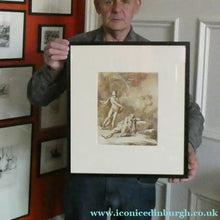Load image into Gallery viewer, 18th Century European School Pen and Ink Mercury and Argus
