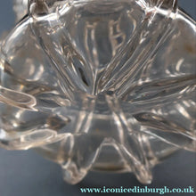 Load image into Gallery viewer, EXCEPTIONAL Victorian Bell Decanter with Original Stopper with Facet Cut Ribbing: 13 1/2 inches in height
