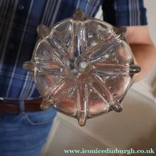 Load image into Gallery viewer, EXCEPTIONAL Victorian Bell Decanter with Original Stopper with Facet Cut Ribbing: 13 1/2 inches in height
