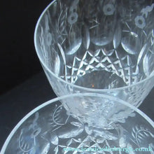 Load image into Gallery viewer, Large Pair of Rogaska Red Wine Queen Crystal Glasses
