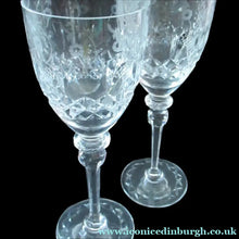 Load image into Gallery viewer, Large Pair of Rogaska Red Wine Queen Crystal Glasses
