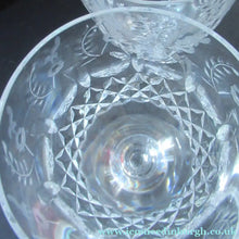 Load image into Gallery viewer, Rogaska Tall Red Wine Crystal Glasses Queen Pattern Vintage
