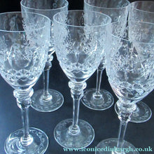 Load image into Gallery viewer, Set of Six Rogaska Long Stemmed Glasses Red Wine Crystal
