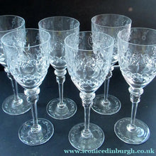 Load image into Gallery viewer, Set of Six Rogaska Long Stemmed Glasses Red Wine Crysta

