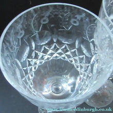 Load image into Gallery viewer, Set of Six Rogaska Long Stemmed Glasses Red Wine Crysta
