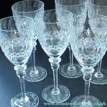 Load image into Gallery viewer, Set of Six Rogaska Long Stemmed Glasses Red Wine Crysta
