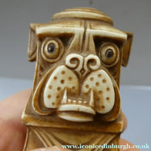 Load image into Gallery viewer, Rare 1920s Scafer Vater Cubist Candlesticks Pair of Bulldogs

