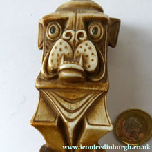 Load image into Gallery viewer, Rare 1920s Scafer Vater Cubist Candlesticks Pair of Bulldogs
