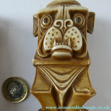 Load image into Gallery viewer, Rare 1920s Scafer Vater Cubist Candlesticks Pair of Bulldogs
