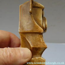 Load image into Gallery viewer, Rare 1920s Scafer Vater Cubist Candlesticks Pair of Bulldogs
