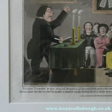 Load image into Gallery viewer, Extremely Rare GEORGIAN Print Entitled "A Missionary Society Meeting". Published 1826

