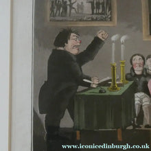 Load image into Gallery viewer, Extremely Rare GEORGIAN Print Entitled "A Missionary Society Meeting". Published 1826
