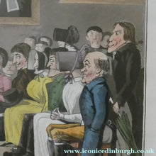 Load image into Gallery viewer, Extremely Rare GEORGIAN Print Entitled "A Missionary Society Meeting". Published 1826
