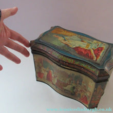 Load image into Gallery viewer, Antique Colman's Mustard Tin. Images of Queen Victoria, Transportation etc. c 1898
