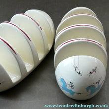 Load image into Gallery viewer, 1950s Beswick CIRCUS PATTERN Ceramic Toast Rack
