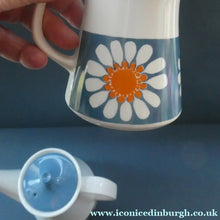 Load image into Gallery viewer, 1970s DAISY Turi Design Coffee Pot, Milk Jug and Sugar Bowl for Figgjo Flint, Norway
