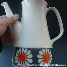 Load image into Gallery viewer, 1970s DAISY Turi Design Coffee Pot. Daisy Pattern for Figgjo Flint, Norway
