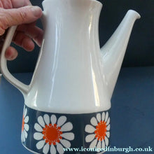 Load image into Gallery viewer, 1970s DAISY Turi Design Coffee Pot. Daisy Pattern for Figgjo Flint, Norway
