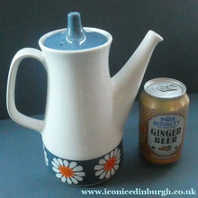 Load image into Gallery viewer, 1970s DAISY Turi Design Coffee Pot. Daisy Pattern for Figgjo Flint, Norway
