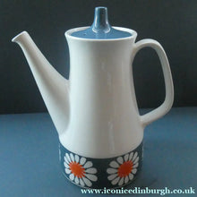 Load image into Gallery viewer, 1970s DAISY Turi Design Coffee Pot. Daisy Pattern for Figgjo Flint, Norway

