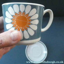 Load image into Gallery viewer, 1970s DAISY Turi Design Smaller Cup and Saucer. Daisy Pattern for Figgjo Flint, Norway 
