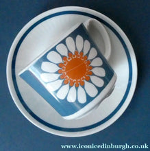 Load image into Gallery viewer, 1970s DAISY Turi Design Smaller Cup and Saucer. Daisy Pattern for Figgjo Flint, Norway 

