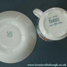 Load image into Gallery viewer, 1970s DAISY Turi Design Smaller Cup and Saucer. Daisy Pattern for Figgjo Flint, Norway 
