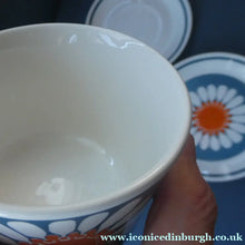 Load image into Gallery viewer, 1970s DAISY Turi Design TRIO (Cup, Saucer and Side Plate). Daisy Pattern for Figgjo Flint, Norway
