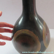 Load image into Gallery viewer, Fabulous 1970s Glazes and Pattern. EASTERN EUROPEAN/ CZECH Ceramic Vase with Paper Label on the Base
