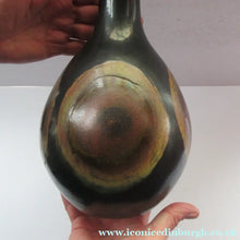 Load image into Gallery viewer, Fabulous 1970s Glazes and Pattern. EASTERN EUROPEAN/ CZECH Ceramic Vase with Paper Label on the Base
