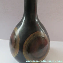 Load image into Gallery viewer, Fabulous 1970s Glazes and Pattern. EASTERN EUROPEAN/ CZECH Ceramic Vase with Paper Label on the Base
