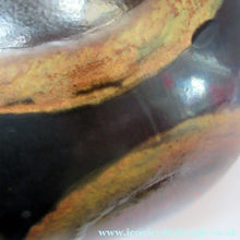 Load image into Gallery viewer, Fabulous 1970s Glazes and Pattern. EASTERN EUROPEAN/ CZECH Ceramic Vase with Paper Label on the Base
