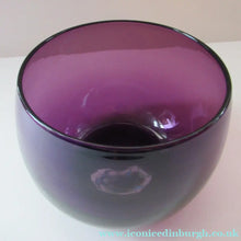 Load image into Gallery viewer, 19th Century Amethyst or Purple Hand Blown Glass Finger Bowl c 1830
