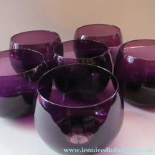 Load image into Gallery viewer, 19th Century Amethyst or Purple Hand Blown Glass Finger Bowl c 1830
