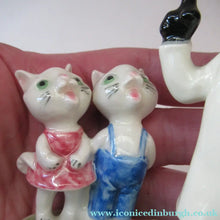 Load image into Gallery viewer, 1950s 1960s Goebel Comical Cats Doctor or Dentist with Patients Alert Staehle
