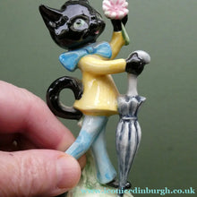 Load image into Gallery viewer, 1960s Goebel Comical Cat Figurine Albert Staehle

