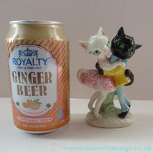 Load image into Gallery viewer, 1960s 1950s Goebel Figurine Comical Dancing Cats by Albert Staehle1960s Goebel Comical Cat Figurine Albert Staehle
