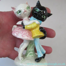Load image into Gallery viewer, 1960s 1950s Goebel Figurine Comical Dancing Cats by Albert Staehle1960s Goebel Comical Cat Figurine Albert Staehle
