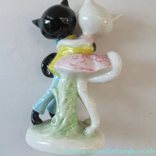 Load image into Gallery viewer, 1960s 1950s Goebel Figurine Comical Dancing Cats by Albert Staehle1960s Goebel Comical Cat Figurine Albert Staehle
