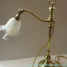Load image into Gallery viewer, Antique Brass GEC Desk Lamp Pump Lamp Rewired
