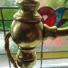 Load image into Gallery viewer, Antique Brass GEC Desk Lamp Pump Lamp Rewired

