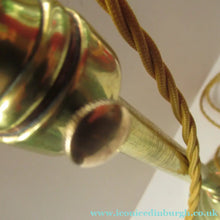 Load image into Gallery viewer, Antique Brass GEC Desk Lamp Pump Lamp Rewired
