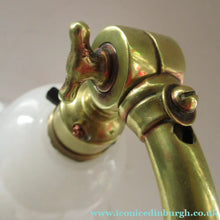 Load image into Gallery viewer, Antique Brass GEC Desk Lamp Pump Lamp Rewired
