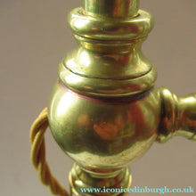 Load image into Gallery viewer, Antique Brass GEC Desk Lamp Pump Lamp Rewired
