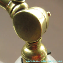 Load image into Gallery viewer, Antique Brass GEC Desk Lamp Pump Lamp Rewired
