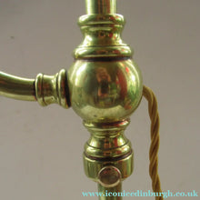 Load image into Gallery viewer, Antique Brass GEC Desk Lamp Pump Lamp Rewired
