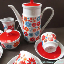 Load image into Gallery viewer, 1960s German Flower Power Porcelain Coffee Set
