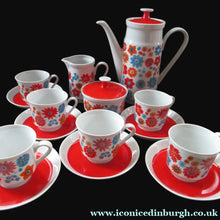 Load image into Gallery viewer, 1960s German Flower Power Porcelain Coffee Set

